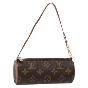 LOUIS VUITTON Monogram Papillon Pouch LV Auth 135673